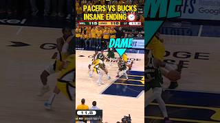 Bucks vs Pacers game 3 Ending was INSANE🍿 [upl. by Atelra]