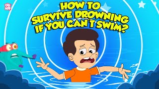 How to Survive Drowning if You Cant Swim  Survival Tricks with Dr Binocs  How to Tread Water [upl. by Hoashis]