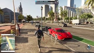 Watch Dogs 2  MeleeTakedown Animations Realistic Difficulty [upl. by Etteyafal]