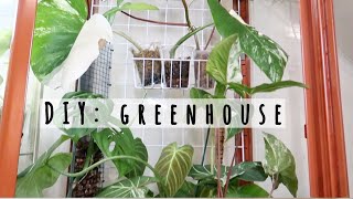 DIY  GREENHOUSE WITH AN IKEA FABRIKOR CABINET [upl. by Adara217]