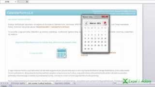 Excel  wyskakujący kalendarz [upl. by Kenweigh867]