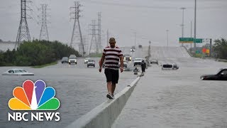 ‘Our Town Is Destroyed’ Texans Face Hurricane Harvey Destruction  NBC News [upl. by Jadd]