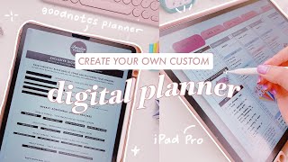 Create a Custom Digital Planner in Minutes  Functional Sticker Starter Pack Walk Through [upl. by Susumu]