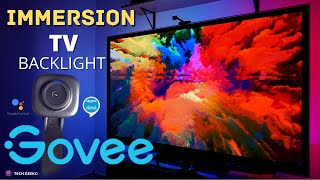 GOVEE Immersion RGBIC LED TV Backlight  Unboxing Setting Up amp Review  Alexa amp Google Support [upl. by Nnylsia289]