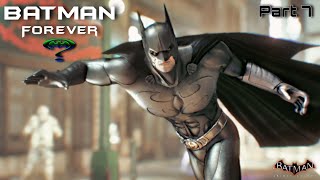 Batman Arkham knight  Batman Forever Val Kilmer Sonar Bat Suit Mod Gameplay Part 7 [upl. by Engen]