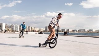 Креативный трехколесный велосипед Halfbike [upl. by Tomlinson]