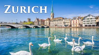 Zurich Switzerland 4K  One Of The Most Beautiful Cities in the World  Travel Vlog Walking Tour [upl. by Nyral572]