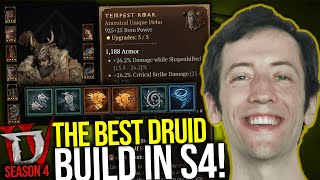 Diablo 4  Tornado Druid Guide Best Build for S4 [upl. by Neile]