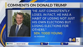 Sen Todd Young won’t back Trump in 2024 ‘Where do I begin’ [upl. by Nauh761]