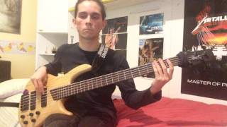 Caligulas Horse  Marigold  Bloom bass cover playthrough [upl. by Gabe]