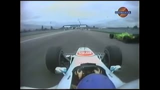 2000 F1 USA GP  Jacques Villeneuve show anger to Marc Gené while lapping him [upl. by Uela]