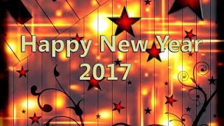 Happy New Year 2017 Wishes GIF Wallpaper Video [upl. by Anitsyrc]