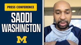 Saddi Washington On Jaelin Llewellyn Status Michigan Basketball 30 Start Long Beach State GoBlue [upl. by Giacomo]