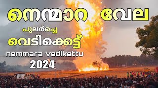 nenmara vela പുലർച്ചെ വെടിക്കെട്ട് 2024  nenmara vela vedikettu 2024  nenmara  Palakkad [upl. by Leftwich]