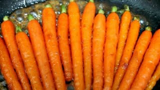 Easy Honey Glazed Carrots Recipe  How To Make A Quick Simple Budget Side Dish [upl. by Enawtna296]