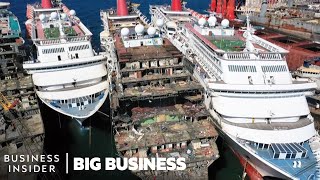 How 300 Million Cruise Ships Are Demolished  Big Business [upl. by Gytle]