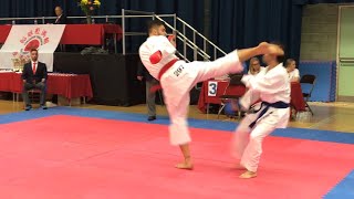 Shotokan Karate Kumite Highlights [upl. by Vachil]