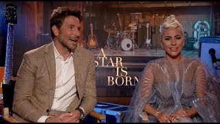 A STAR IS BORN interviews  Lady Gaga Bradley Cooper Sam Elliot [upl. by Kotick]