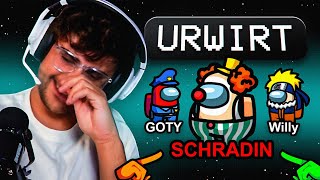 DER SCHLECHTESTE SQUAD ALLER ZEITEN😡Am Ende siegt die Geduld😂 Among Us mit Schradin Zarbex amp Co [upl. by Bently863]