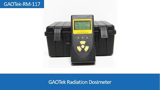 Radiation Dosimeter  GAOTek [upl. by Ecnaiva]