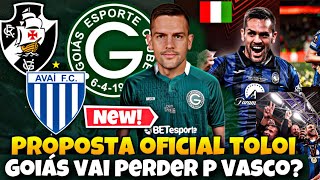 💚🇮🇹 BOMBA TOLOI RECEBE PROPOSTAS DO BRASIL GOIÁS PROCUROU VASCO E AVAI LEVAM VANTAGEM [upl. by Attenahs]