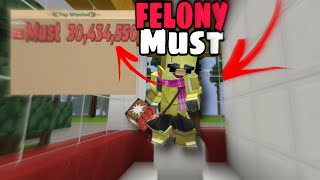 Trying To Kill The Top 1 Felony Player In JailBreak BlockMan Go  JailBreak [upl. by Alet978]