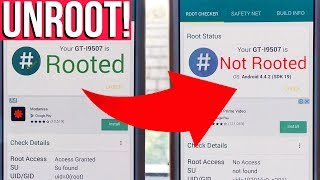 How to REMOVE KINGROOT and UNROOT you Android Phone  Kingroot Unroot 2019  Harrison Broadbent [upl. by Nahtam]