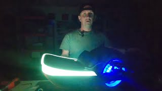 KUSH GLOW FOOTPAD FOR ONEWHEEL GTGTS INSTALL VIDEO ON WTF RAILS [upl. by Norrahs602]