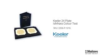 Keeler 24 Plate Ishihara Colour Test 2206 P 1016 [upl. by Acinoev]