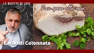 Lardo di Colonnata in salamoia ricetta originale [upl. by Labannah]