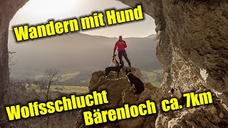 Wandern mit Hund  Welschenrohr  Wolfsschlucht  Bärenloch [upl. by Weatherley723]