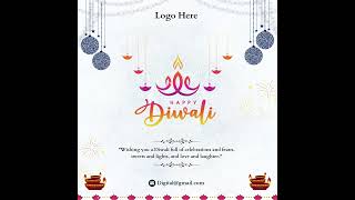 Diwali poster design festivalseason diwali2024 diwalispecial ramji [upl. by Babb]