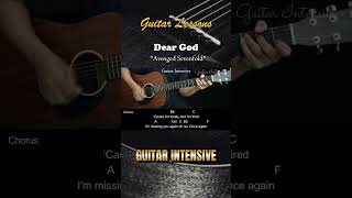 Dear God  Avenged Sevenfold  EASY Guitar Tutorial with Chords  Lyrics guitarchords [upl. by Burrton960]