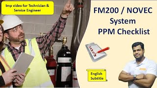 FM200  NOVEC System PPM Checklist  Maintenance  Imp video for Interview  Fire Technician [upl. by Ydahs]