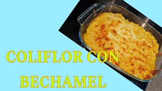 COLIFLOR CON BECHAMEL AL CURRY CAULIFLOWER WITH BECHAMEL [upl. by Alric167]