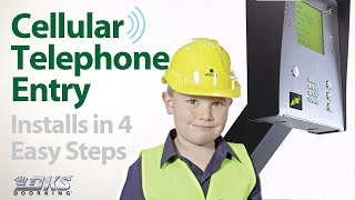 DKS Cellular Telephone Entry Installs in 4 Easy Steps [upl. by Wilson]