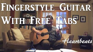 Heartbeats José González  Fingerstyle Guitar with Free Tab [upl. by Amadeus873]