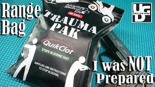 Range Bag Update TRAUMA PAK with QuikClot I was Not Prepared [upl. by Ynaiffit]