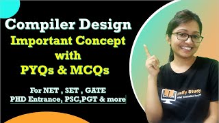 Compiler Design  Most Important Concept with PYQs amp MCQs  Day 1  45 Days Free Crash Course on CS [upl. by Adriane14]