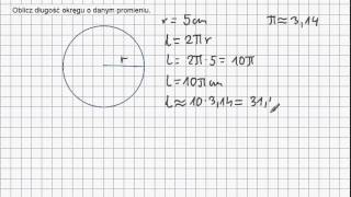 Długość okręgu [upl. by Cornie]