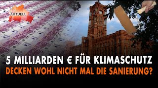 Senat beschließt Sondervermögen „Klimaschutz Resilienz und Transformation“ [upl. by Anahahs]