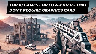 Top 10 Games for LowEnd PC No Graphics Card Required [upl. by Cosenza]