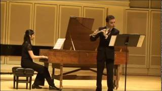 Handel Flute Sonata in A minor HWV 362 III and IV [upl. by Ivel]