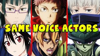 Jujutsu Kaisen All Characters Japanese Dub Voice Actors Seiyuu amp Same Anime Characters [upl. by Ecyar]