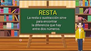 resta minuendo sustraendo y diferencia [upl. by Lessard374]