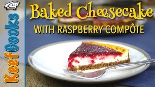 Baked Raspberry Cheesecake [upl. by Leiria]