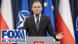 Polish president details Ukraines fate if US stops sending aid amid war with Russia [upl. by Strenta]