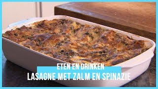 Hoe maak je lasagne met zalm en spinazie [upl. by Yanetruoc]