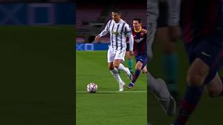 Messi vs Ronaldo ☠️🔥💯 football legends shortsviral [upl. by Yesima]