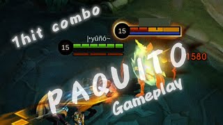 PAQUITO 1hit combos gameplay 👀 [upl. by Ennayram]